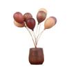 HeMu Log Balloon Small Ornaments Car Ornaments Handmade Creative Home Move New Year Gift Prop Decoration