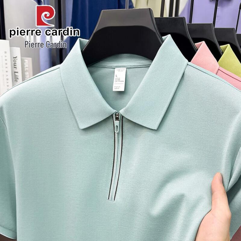 

Мужская летняя повседневная футболка-поло на молнии Pierre Cardin 2XL