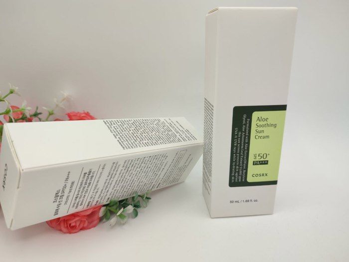 Écran solaire - Cosrx - Infusé d'aloe vera - Indice 50 - Crème - 50 ml