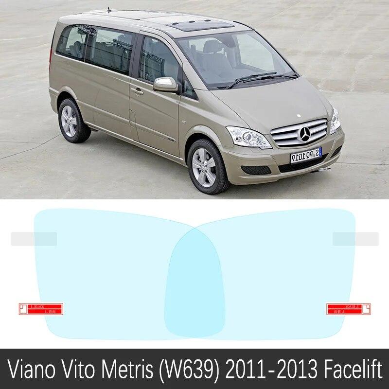 Für Mercedes Benz Vito V-Klasse Viano Valente Metris Rückspiegelfolie HD Antibeschlag Regenfest Autospiegel Aufkleber Zubehör