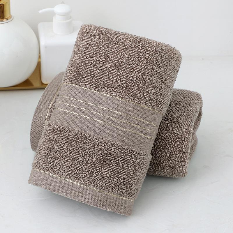 Pure Cotton Towel Supermarket Shopping Company Face Towel Embroidery Gift Idea Thickened Cotton Towel Pure Cotton