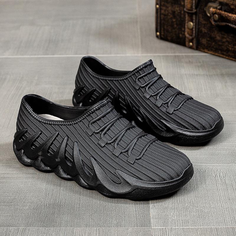 Short rain shoes men's summer fashion casual fishing water shoes non-slip waterproof rain boots rubber shoes student trend