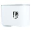 Wall Toothbrush Holder Top Storage Tray Adhesive Wall Mounted Toothbrush Rack with Toothpaste Dispenser for Bathroom