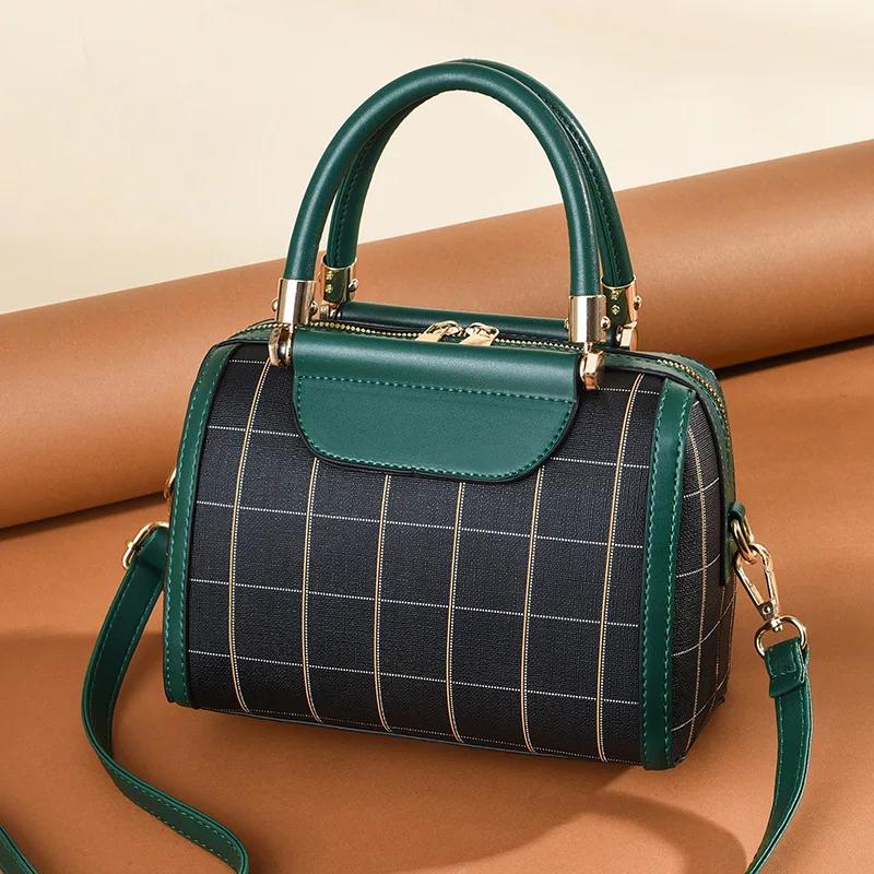 

Высококачественная женская сумка-подушка, модная брендовая дизайнерская женская сумка через плечо, классическая сумка через плечо в стиле ретро, сумка-тоут Boston