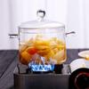 Noodles Explosion-proof Mini Heat-resistant Transparent Salad Bowl Cookware Soup Pot Saucepan