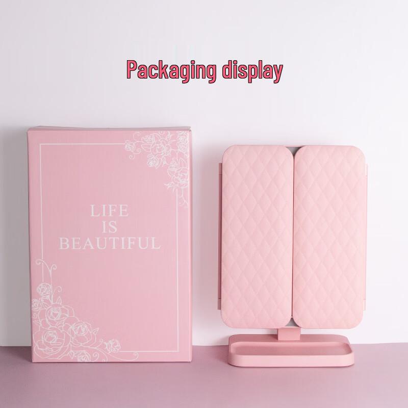 Oeny Rechargeable Tri-fold LED Makeup Mirror