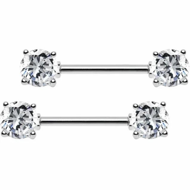 Rosa Herz Brustwarzenpiercing Stange Set Glänzende Kristall Brustwarzenringe Großpackung Für Frauen Blume Brustwarzen Schmuck Packung Piercing Teton Mengen