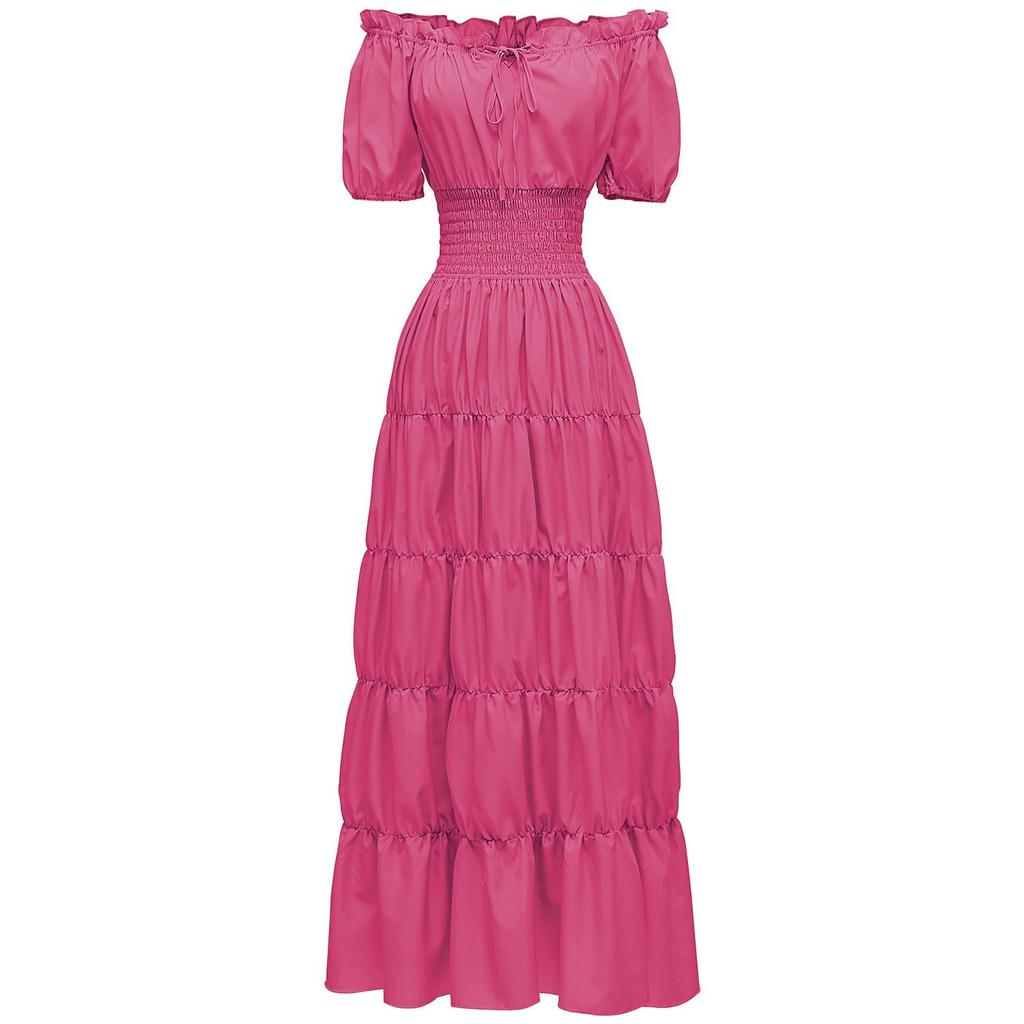 Abito Lungo Medievale Rinascimentale da Donna per Halloween Role Play