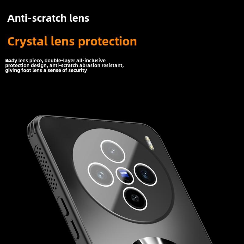 Magnetic Mobile Phone Case for Vivox200 x200pro x200pro mini, Anti-Shock with Heat Dissipation , Full Protection Cover