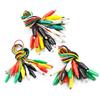 10pcs Color Alligator Clip Electric DIY Small Battery Power Cord Sheath Electric Clamp Double Head Test Clamp