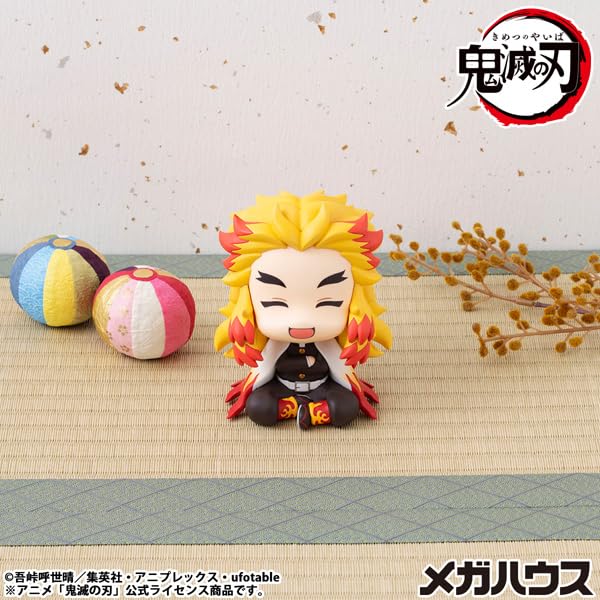 MegaHouse Look Up Demon Kimetsu No Yaiba Kyojuro Rengoku Smiling 110mm PVC Resin Painted Movable Figure Slayer Ver. [Re-release] Approx.