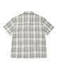 WACKY WILLY Women'S Semi-Oversized Check Short Sleeve Shirt Green
