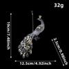 Acrylic Sequin Christmas Decorations Transparent Glitter Three-dimensional Snowflake Hanging Ornaments Christmas Tree Pendant