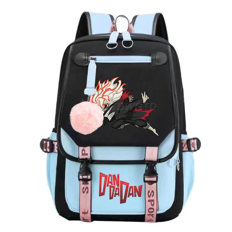 Bold Party Dandadan Surrounding Anime School Bag Fashion Male Female Versatile Elementary and Secondary School Student Lightweight Backpack