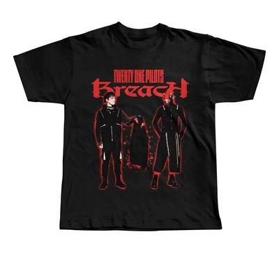 Twenty One Pilots Zespół Breach 2025 Trasa T-Shirt Topy koszulki Męskie Damskie Unisex S-4XL
