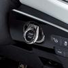 Tsuchiya Yac Car Interior Supplies Engine Start Slant Cover TY1 Black/Black Plated 180 x 80 x 60mm PF-371