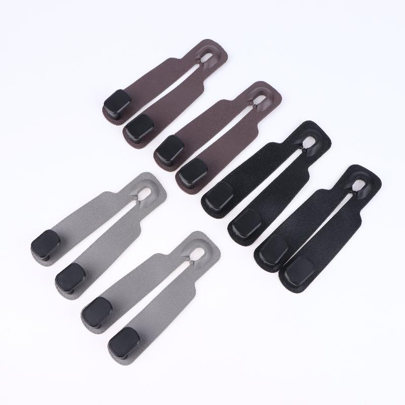 4Pcs Double Hook Car Hook Car Headrest Hooks Hanger For Bags Organizer Holder Clips Auto Fastener Hooks Car