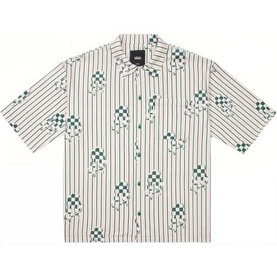 X Asian Artist Collection Logo Casual Striped Polo Shirt Unisex Shirts Multicolor VN000HA7D731