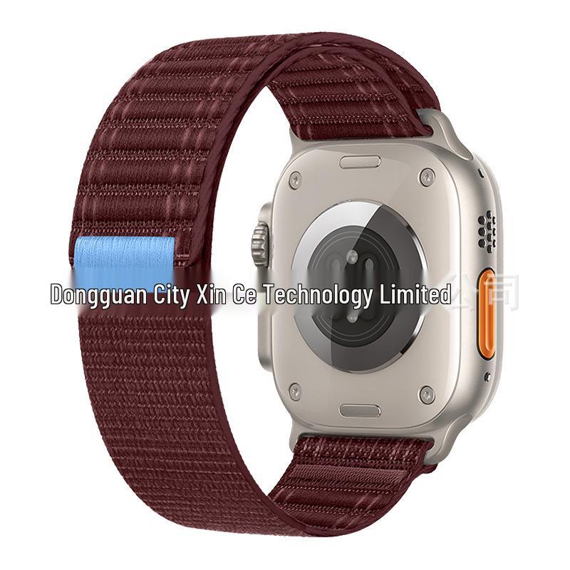 Compatible Wave Pattern Nylon Band for Apple Watch Ultra Series 10/9