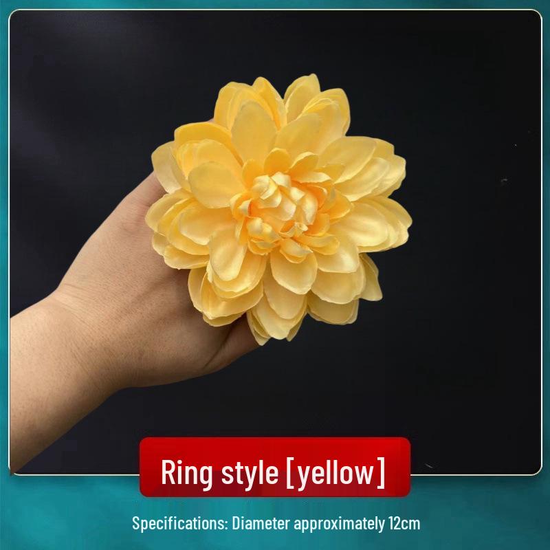 Dream Lotus Dance Peony Hand Flower for Women - Classical Dance Accessory