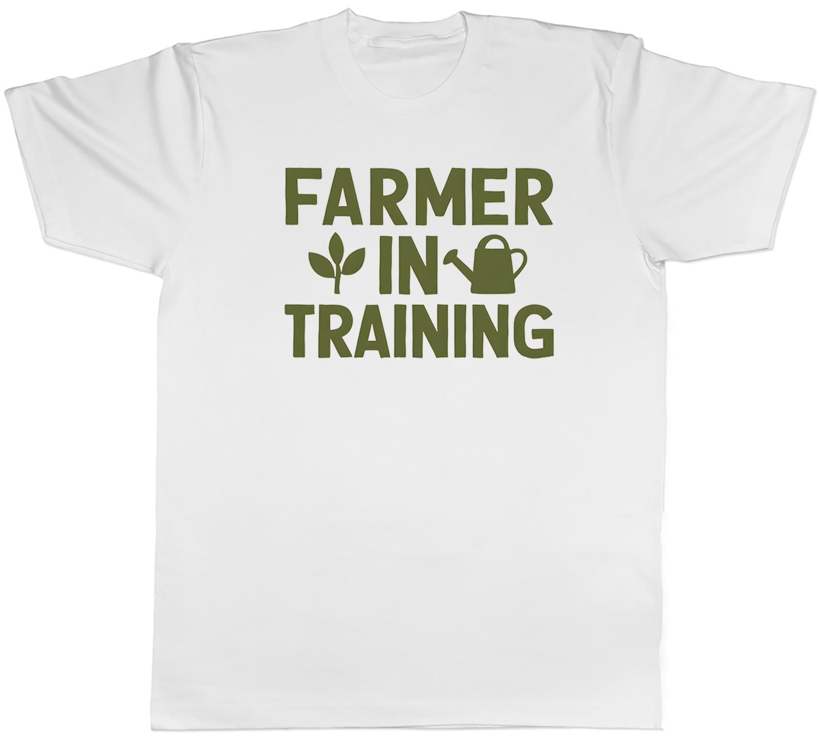 Farming in Training Funny Farmer Mens T-Shirt Tee Gift Top S