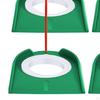 9 Pezzi Tazza e Bandierina per Putt da Golf, Superficie Regolamentare per Allenamento Putt con Bandierina Sport da Pratica