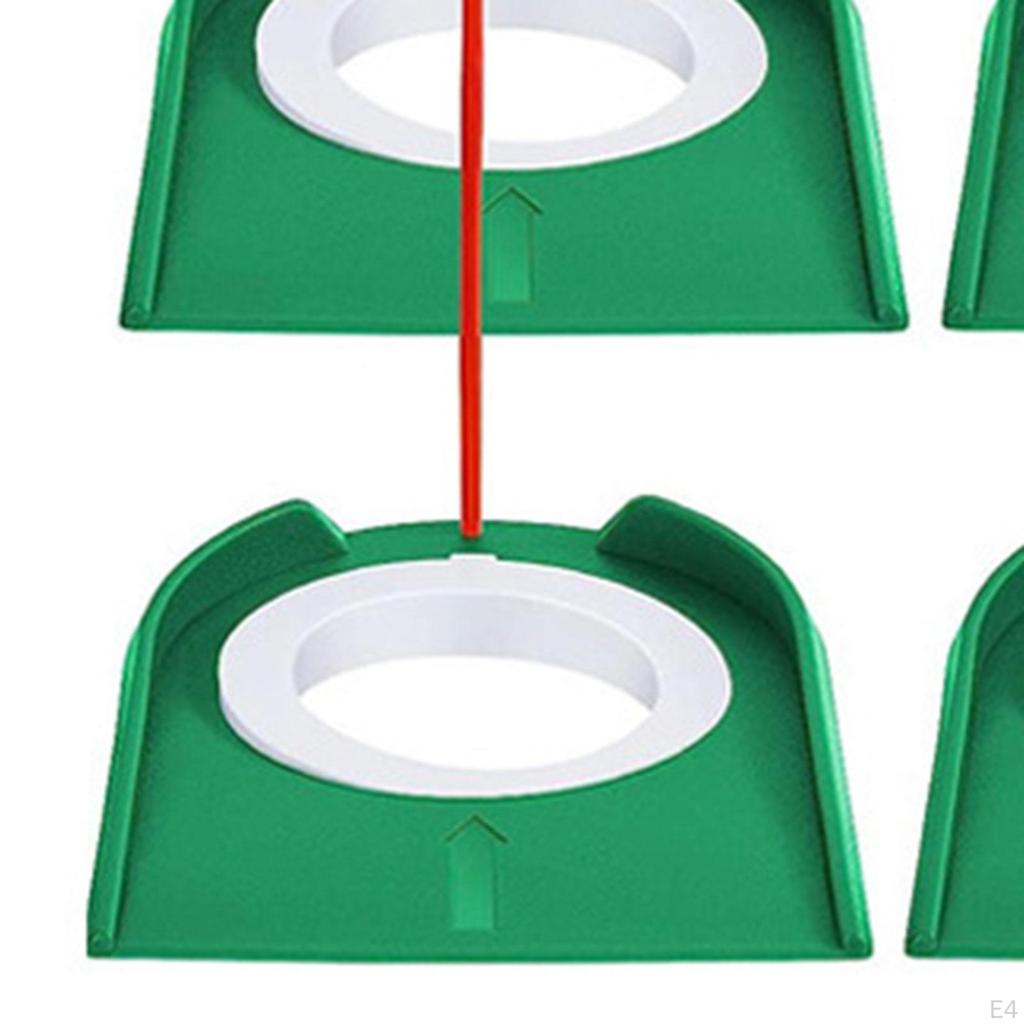9 Pezzi Tazza e Bandierina per Putt da Golf, Superficie Regolamentare per Allenamento Putt con Bandierina Sport da Pratica