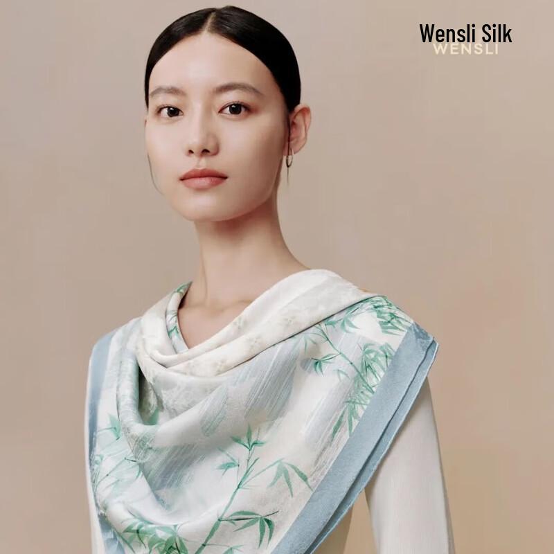 Wanshili Bamboo Whisper Mulberry Silk Scarf