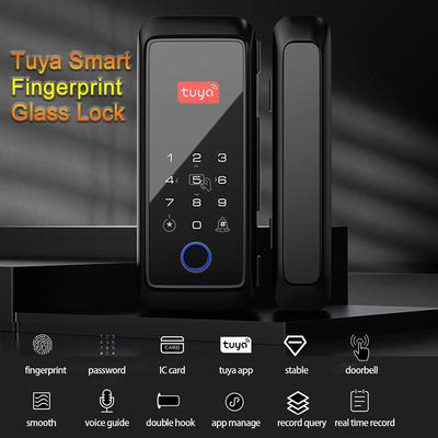Tuya Smart Lock Fechadura com impressão digital Fechadura com teclado Fechadura com alça com impressão digital eletrônica