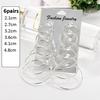 6Pairs /12Pairs Punk Hoop Earrings Set Big Circle Earrings Jewelry For Women Girls Steampunk Ear Clip Punk Earring Ear Ring