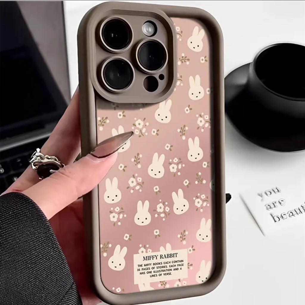 Broken Miffy Rabbit iPhone17Promax Mobile Phone Case Ladder Suitable for Apple 16promax Sky Eye 15 Fresh