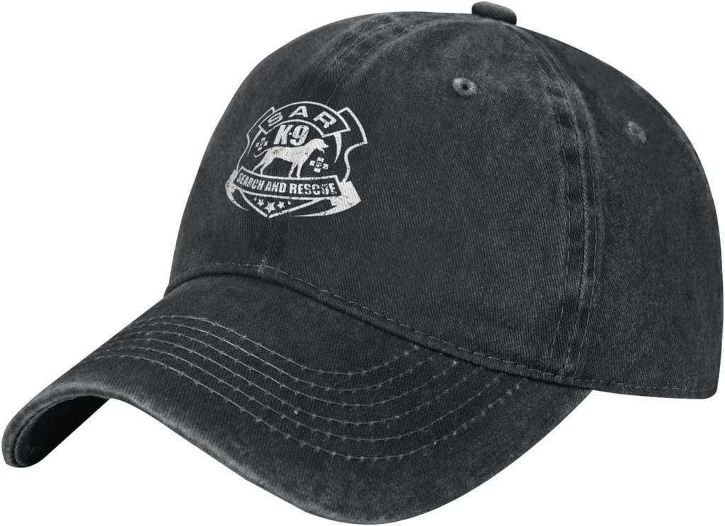 Sar K9 Search And Rescue Baseball Cap Washed Cotton Low Profile Adjustable Dad Hat Unisex