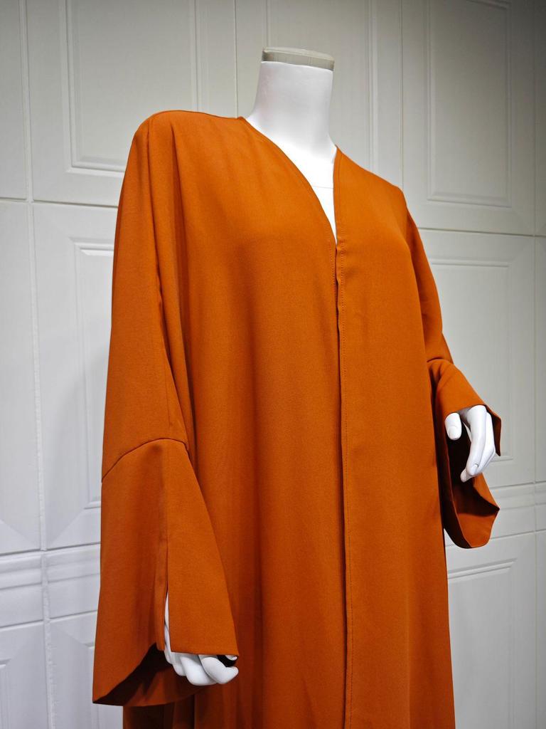 MQ174 Women's Muslim Arab Abaya Cardigan Robe 2025, Middle Eastern Cross-border Outerwear.