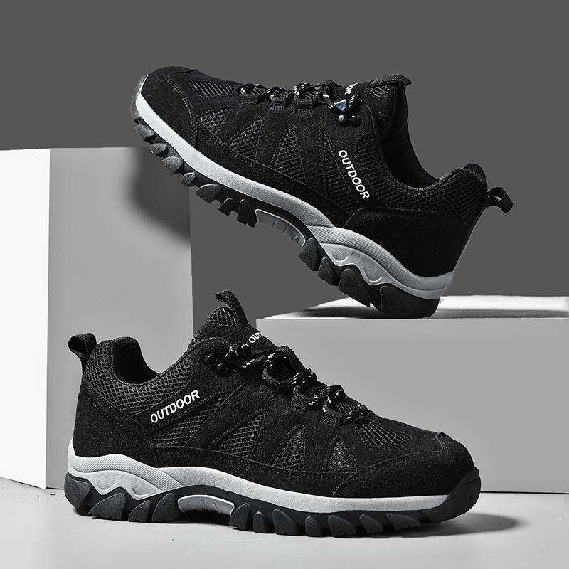 2025 New Men Unisex Outdoor Climbing Tourism Sneakers Couple Hiking Shoes Breathable Non-slip Cross-Country Running Shoes Casual