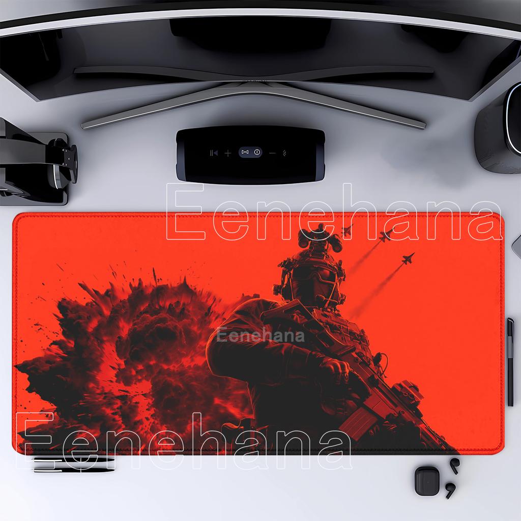 Game Battlefield Mousepad Keyboard Large offices Accessories Mouse Pad Lock Edge HD printing Gaming Esports overlock Desk Mat