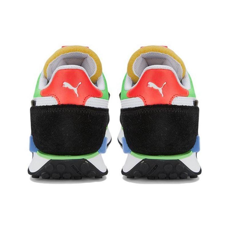 Puma Future Rider Play Unisex Low Sneakers Green White Black 371149-85