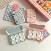 Ins Cute Mesh Contact Lens Box Companion Care Box Travel Contact Lens Case Girls Portable Contact Lenses Case
