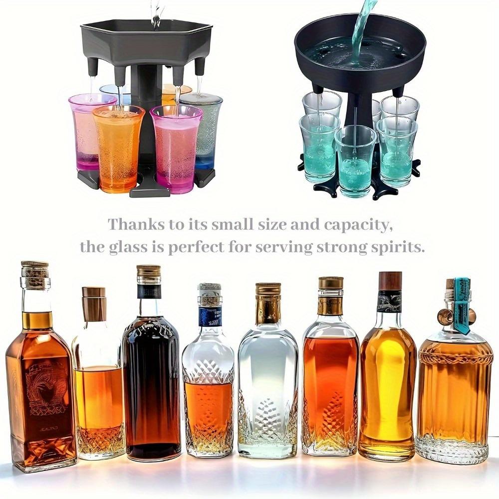 12pcs Unbreakable Multicolor Shot Glass Gradient Acrylic Whiskey & Tequila Glasses for Vodka Spirits & Cocktails Heavy Bottom Whiskey Shot Glass