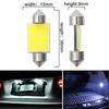 2PCS White Cob 12Led Festoon Dome Lights Reading Lamp 31mm 36mm 39mm 41mm C5W C10W Auto Led Door Backup Bulb Tail Bulbs DC 12V Trunk