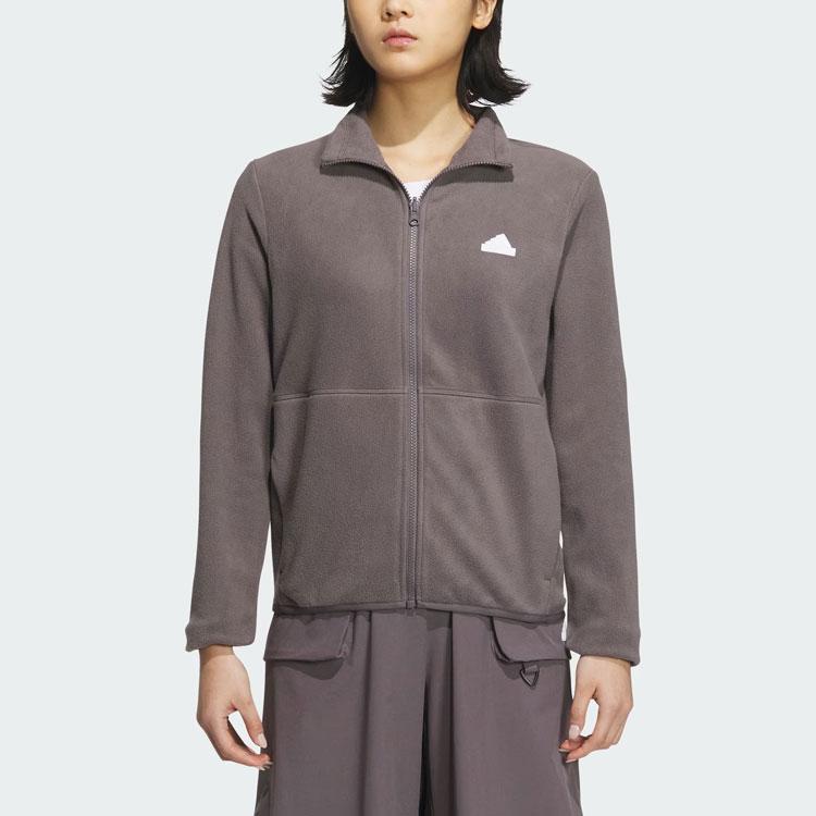 Adidas City Escape 3-In-1 Casual Hooded Fleece Jacket Women Outerwear Clear-Pink JE8588