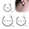 Stainless Steel Cone Spike Horseshoe Circular Septum Nose Ring Nipple Hoops Nose Septum Eyebrow Ear Piercing Body Jewelry