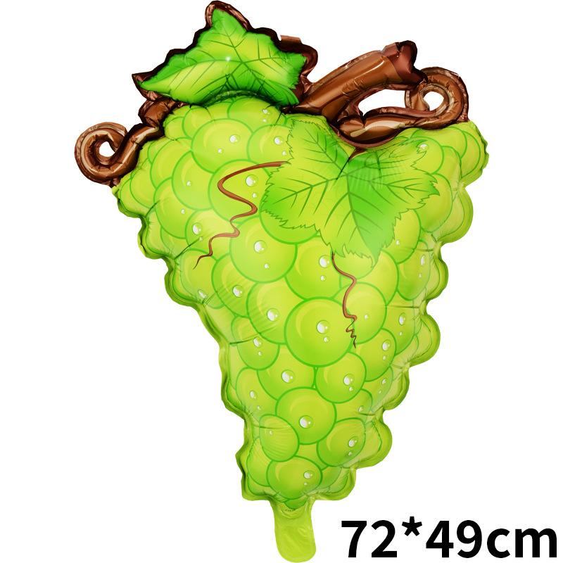 Special-Shaped Vegetable Fruit Aluminum Film Balloon Broccoli Orange Carrot Tomato Fruit And Vegetable Theme Decorative Balloon