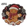 Round Christmas Placemat Placemat 14 Inch Festive Pattern Anti Slip Tabletop Protector Tableware Heat Insulation Place Mat for Dining Table Kitchen