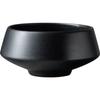 Meiguang Frosted Black Ceramic High-Footed Tableware Set: Rice, Soup & Noodle Bowls, Salad Bowls, Western Plates.