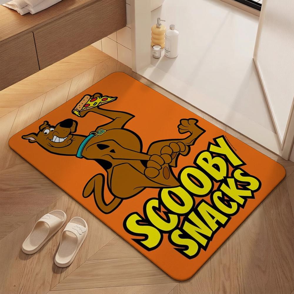 Scoobydoo Spooky Mystery Adventure Indoor Rug Nonslip Easyclean Carpet For Entryway Hallway Balcony Home Party Decor New Year Gift