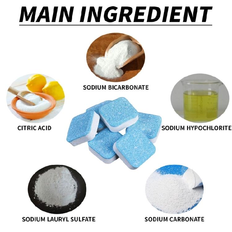 Toilet Bowl Cleaner Tablets Toilets Descaling Deodorizings Yellow Stains Cleaner
