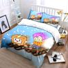 Cartoon Sledding Theme Bedding Set Bedding Duvet Cover Set Duvet Cover Pillowcases (1 * Duvet Cover 2 * Pillowcases, without duvet insert)