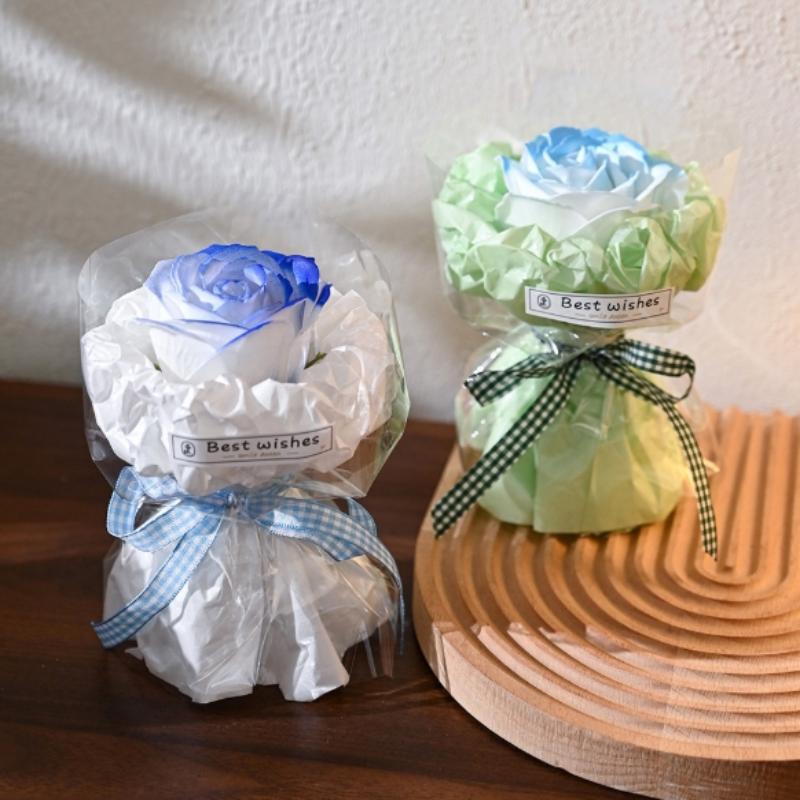 Soap Flower Rose Bouquet Artificial Flower For Christmas Wedding Birthday Party Valentine'S Day Diy Gift Home Decoration