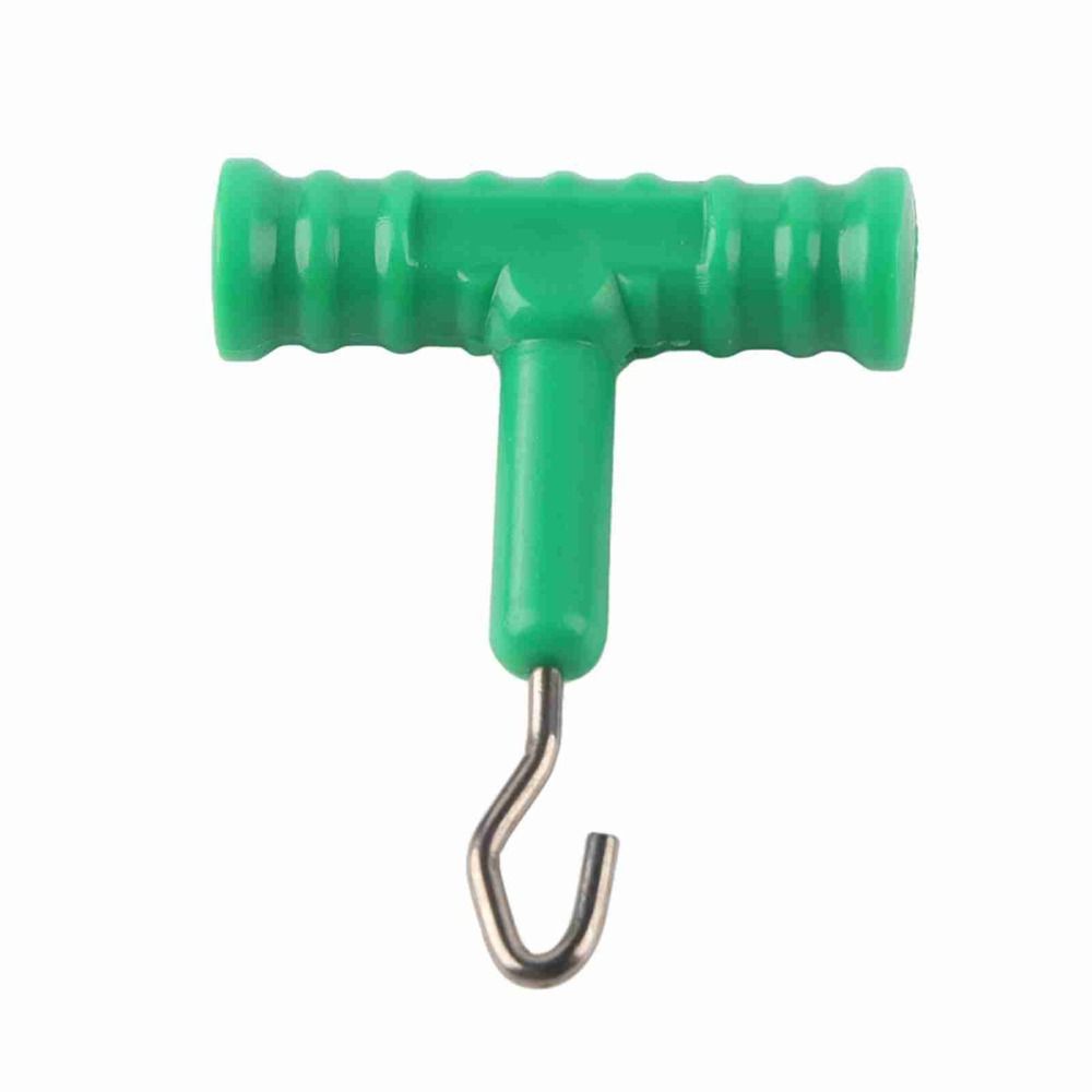 10 Pcs T Shape Handle Fishing Baiting Rig Tool ABS Rig Puller Knot Tools  Outdoor Fishing