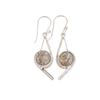 Natural Ethiopian Opal Copper Gemstone 925 Sterling Silver Handmade Drop Earrings 2.00" Unique Boho Jewelry for Women EE-53-37